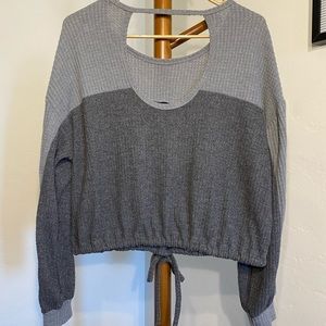 Hollister cropped long sleeve